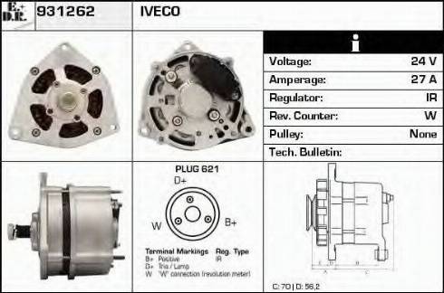 EDR 931262 - Alternator www.molydon.hr