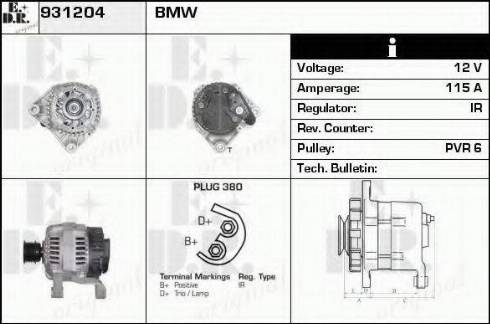 EDR 931204 - Alternator www.molydon.hr