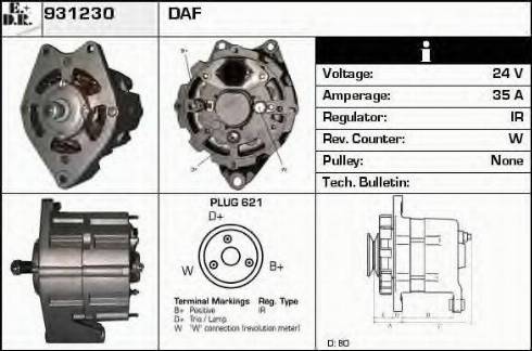 EDR 931230 - Alternator www.molydon.hr