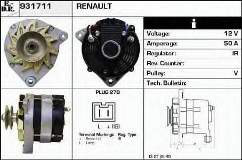 EDR 931711 - Alternator www.molydon.hr