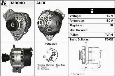 EDR 938940 - Alternator www.molydon.hr