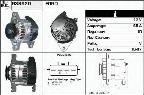 EDR 938920 - Alternator www.molydon.hr