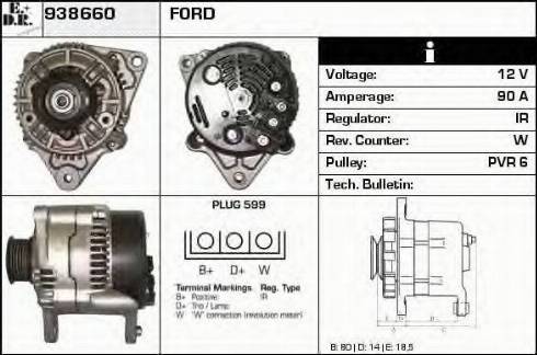 EDR 938660 - Alternator www.molydon.hr