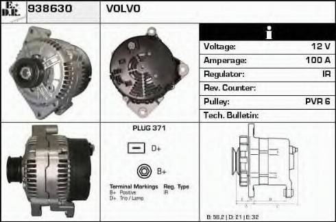 EDR 938630 - Alternator www.molydon.hr