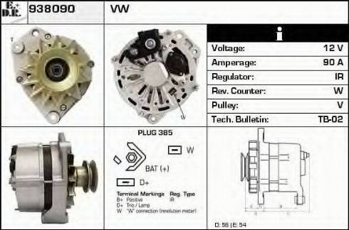 EDR 938090 - Alternator www.molydon.hr