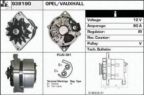 EDR 938190 - Alternator www.molydon.hr