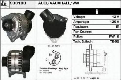 EDR 938180 - Alternator www.molydon.hr