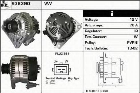 EDR 938390 - Alternator www.molydon.hr