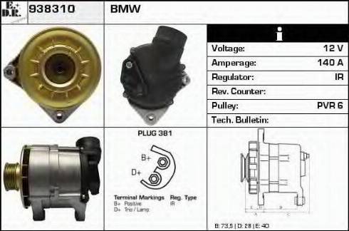 EDR 938310 - Alternator www.molydon.hr