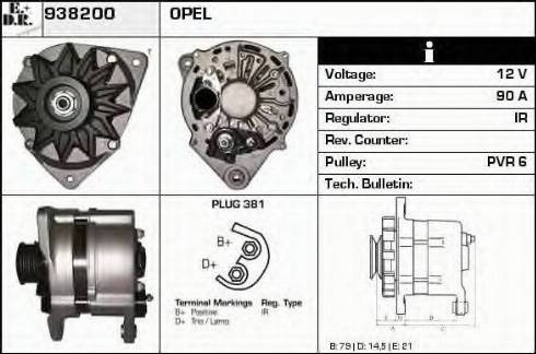 EDR 938200 - Alternator www.molydon.hr