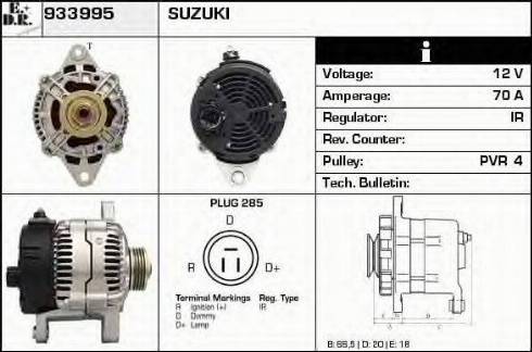 EDR 933995 - Alternator www.molydon.hr