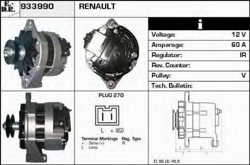 EDR 933990 - Alternator www.molydon.hr