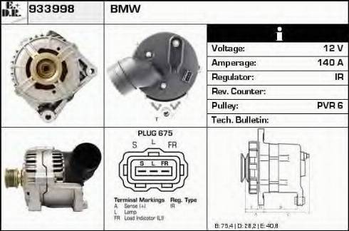 EDR 933998 - Alternator www.molydon.hr