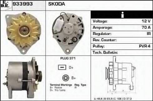 EDR 933993 - Alternator www.molydon.hr