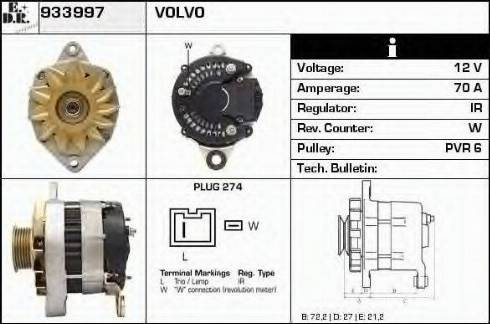 EDR 933997 - Alternator www.molydon.hr