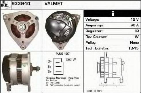 EDR 933940 - Alternator www.molydon.hr