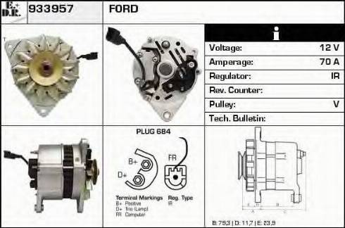 EDR 933957 - Alternator www.molydon.hr