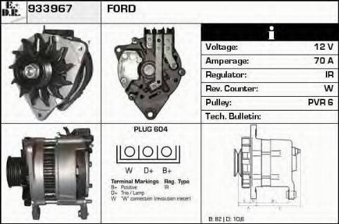 EDR 933967 - Alternator www.molydon.hr