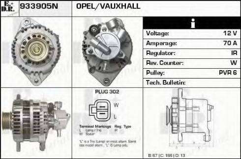 EDR 933905N - Alternator www.molydon.hr