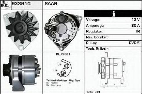 EDR 933910 - Alternator www.molydon.hr