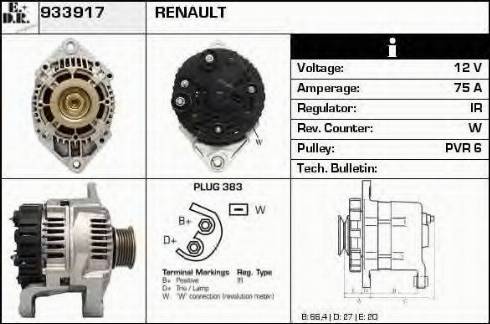 EDR 933917 - Alternator www.molydon.hr