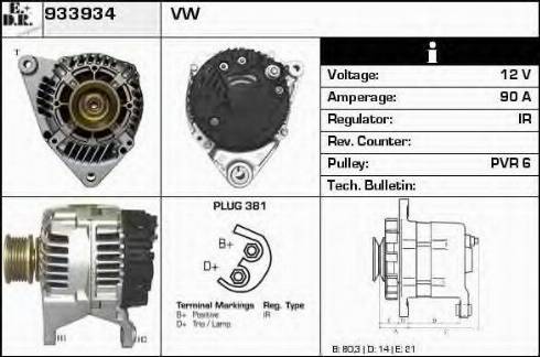 EDR 933934 - Alternator www.molydon.hr