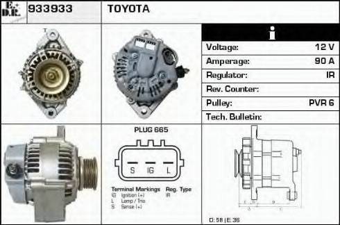 EDR 933933 - Alternator www.molydon.hr