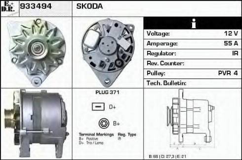 EDR 933494 - Alternator www.molydon.hr