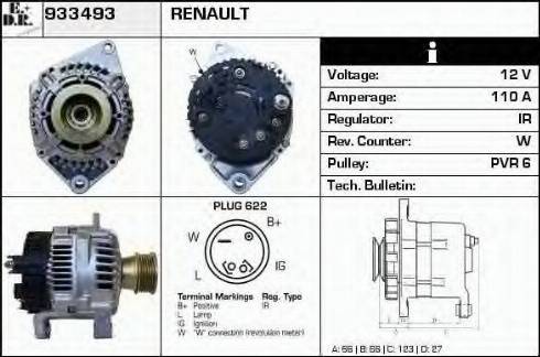 EDR 933493 - Alternator www.molydon.hr