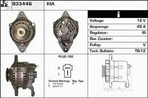 EDR 933446 - Alternator www.molydon.hr