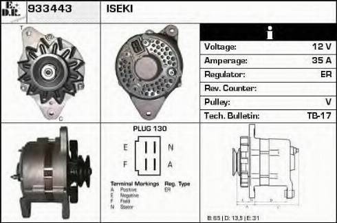 EDR 933443 - Alternator www.molydon.hr