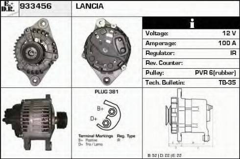 EDR 933456 - Alternator www.molydon.hr