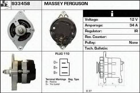 EDR 933458 - Alternator www.molydon.hr