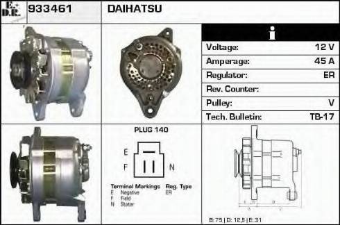 EDR 933461 - Alternator www.molydon.hr