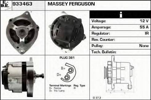 EDR 933463 - Alternator www.molydon.hr