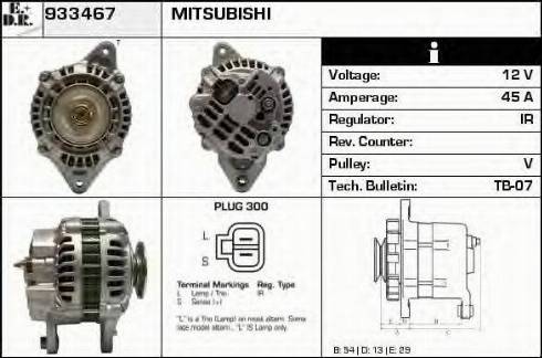 EDR 933467 - Alternator www.molydon.hr