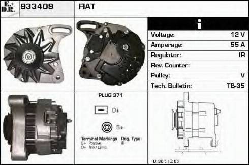 EDR 933409 - Alternator www.molydon.hr