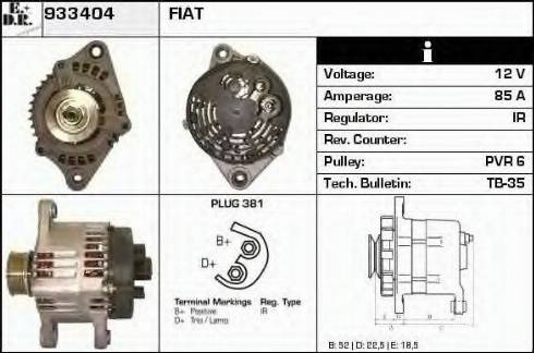 EDR 933404 - Alternator www.molydon.hr