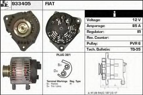 EDR 933405 - Alternator www.molydon.hr