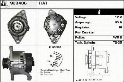 EDR 933406 - Alternator www.molydon.hr