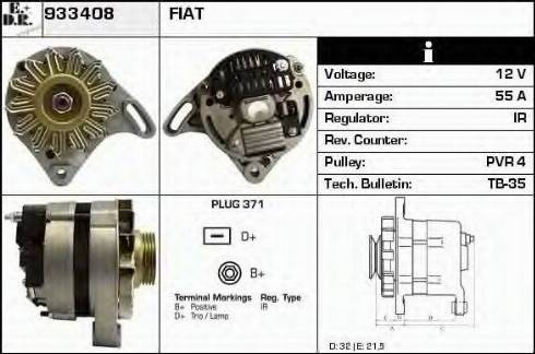 EDR 933408 - Alternator www.molydon.hr