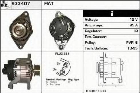 EDR 933407 - Alternator www.molydon.hr