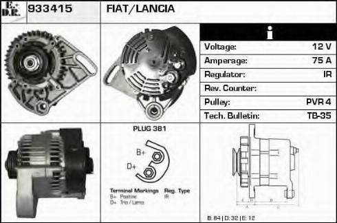 EDR 933415 - Alternator www.molydon.hr