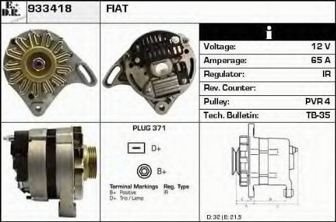 EDR 933418 - Alternator www.molydon.hr