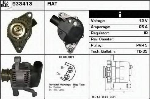 EDR 933413 - Alternator www.molydon.hr