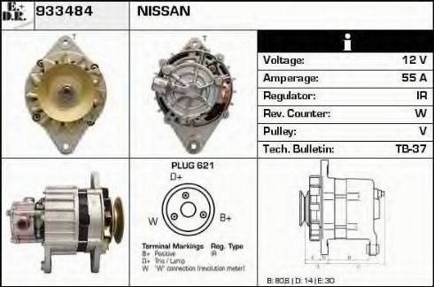 EDR 933484 - Alternator www.molydon.hr