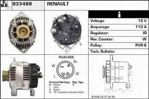 EDR 933488 - Alternator www.molydon.hr