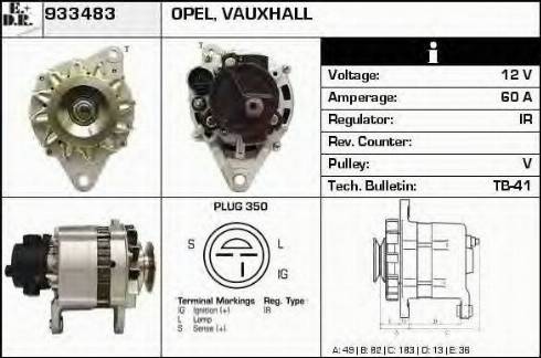 EDR 933483 - Alternator www.molydon.hr