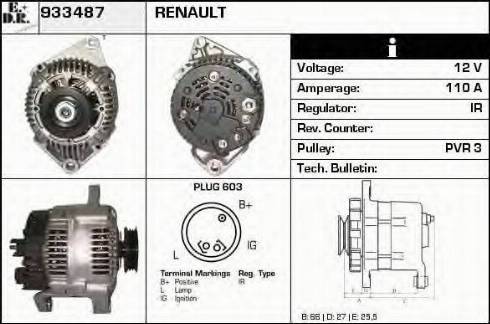 EDR 933487 - Alternator www.molydon.hr