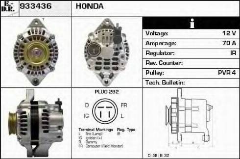 EDR 933436 - Alternator www.molydon.hr